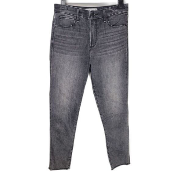 Abercrombie and Fitch Black Gray Super Skinny High Rise Jeans - Picture 1 of 4